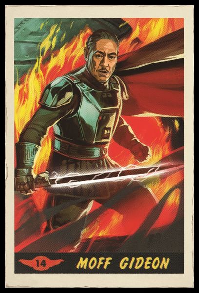 Moff Gideon Poster With Black Frame image