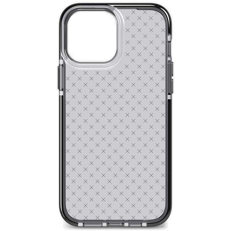 tech21 evocheck case for iphone 13 smokey black