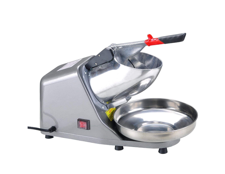 Electric Stainless Steel Ice Crusher Slicer Machine 65KG/Hour-Silver