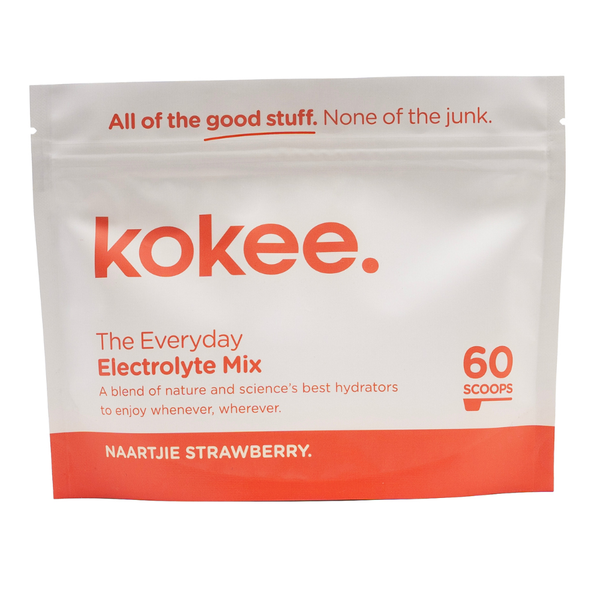 Kokee Everyday Electrolyte Mix - Naartjie Strawberry - 60 Scoops