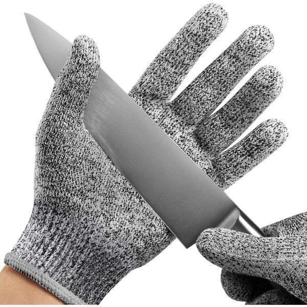 Butcher/Chef Gloves Cut Resistant, Light Protection, Size M, Grey