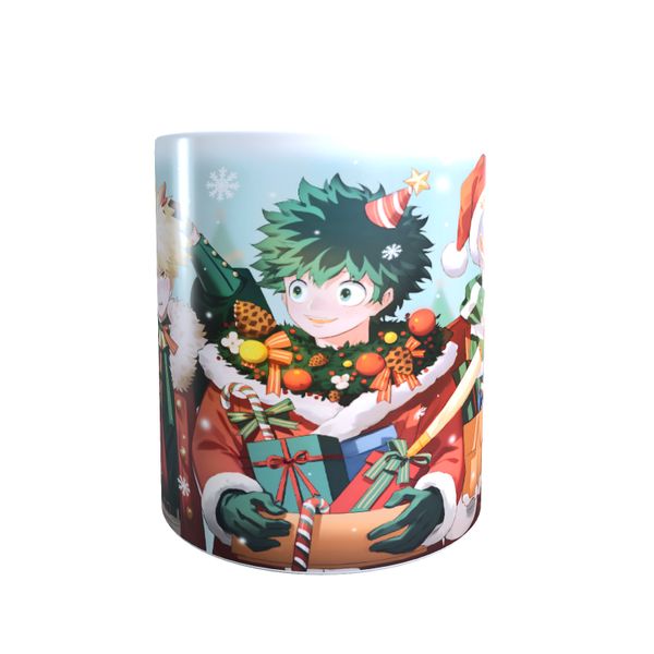 Boys with Decorations - My Hero Academia Christmas Themed Coffee Mug