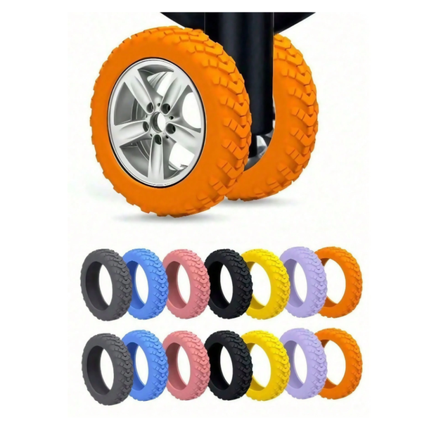 Silicone Suitcase Wheel Covers set of 4