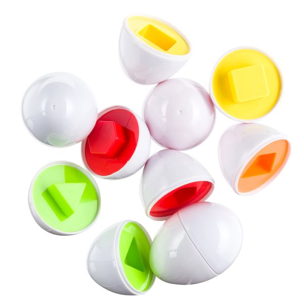 Tiny Tree Toys - Egg Shapes To Teach Critical Thinking to Kids (6 Eggs)