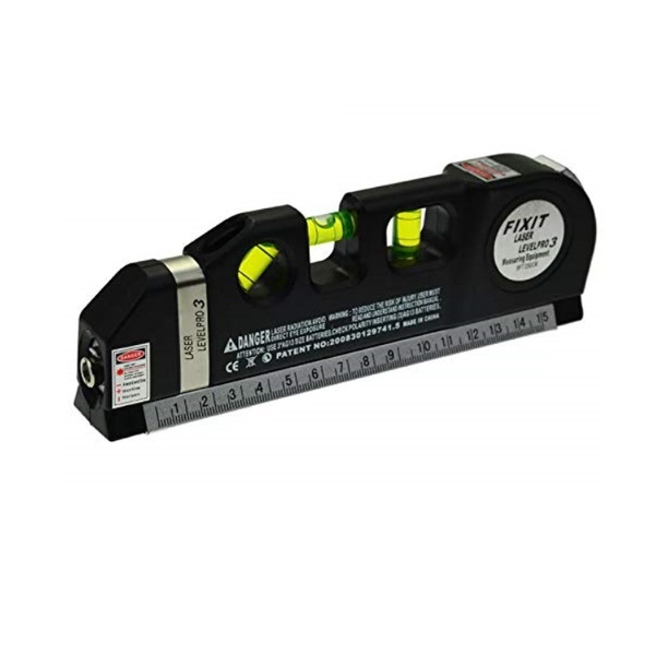 Fixit Level Pro3 Laser Level Tool - HJB148 3-in-1 Measuring Tool