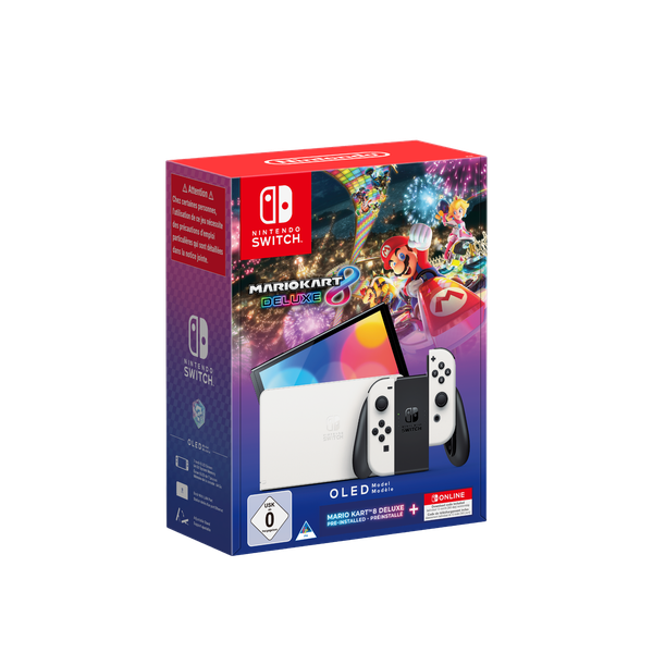 Nintendo Switch OLED Console + Mario Kart 8 Deluxe Bundle
