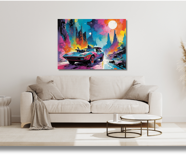 Canvas Wall Art Home Decor- Death Race