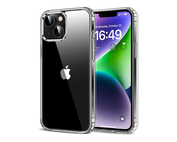Clear Case Slim TPU Shockproof Cover Compatible with iPhone 14 Plus