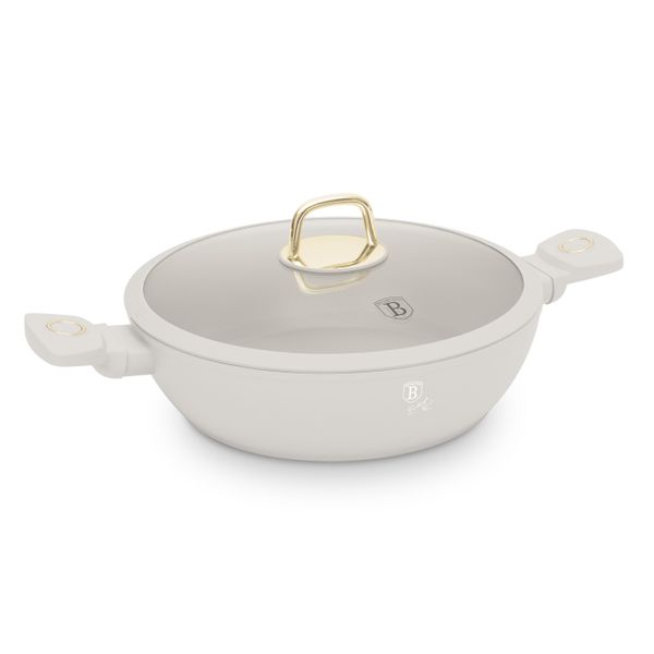 Berlinger Haus 28cm Titan Pro Non-Stick Coating Shallow Pot - Sahara