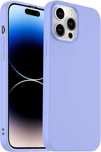 Silicone case for Apple iPhone 15/15 Plus/15 pro/15 Pro Max Purple