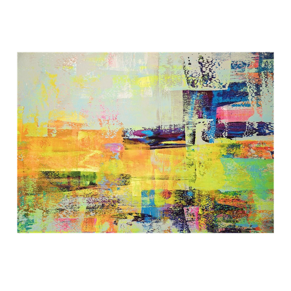 Wall Art Canvas - Abstract Wallpaper of Oil Painting with Brush Strokes
