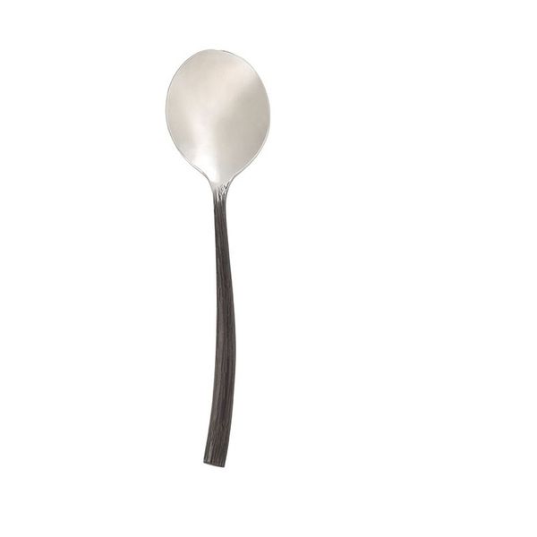 C&amp;S Black Oak Soup Spoon 18/10 - 6 Pack