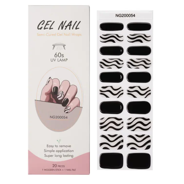 UV/LED Semi Cured Gel Nail Wraps