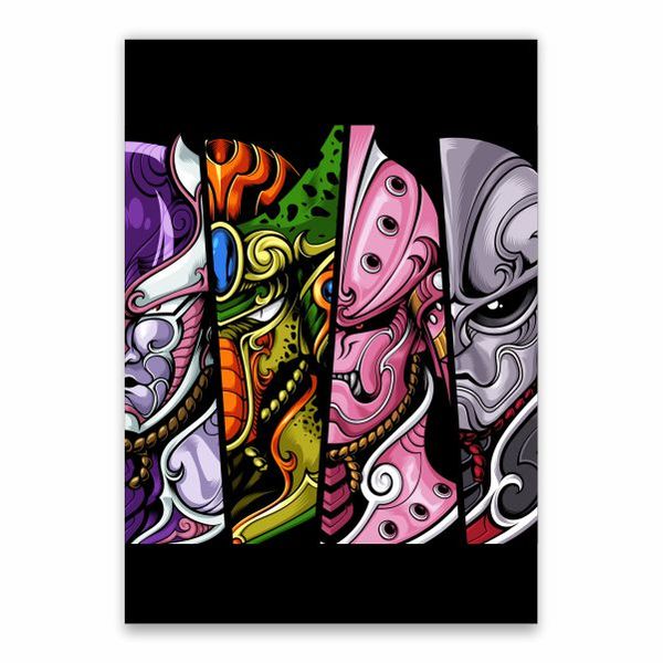 Dragon Ball Z Villains Poster - A1