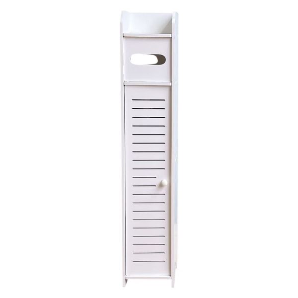 Floor Standing Bathroom Storage Organizer Bathroom Cabinet 80x17x17cm