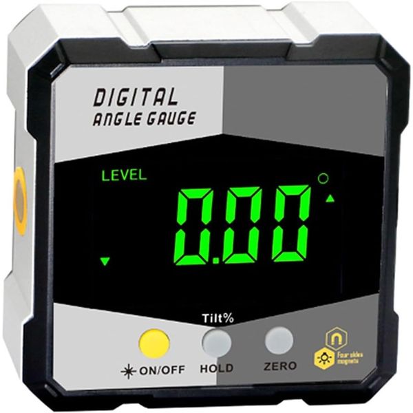 Digital Level Protractor Inclinometer Magnetic Base Digital Angle Gauge