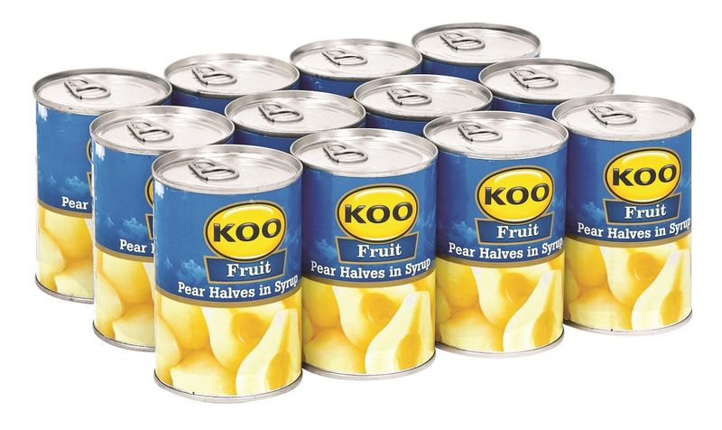 KOO - Pear Halves in Slices 12x410g