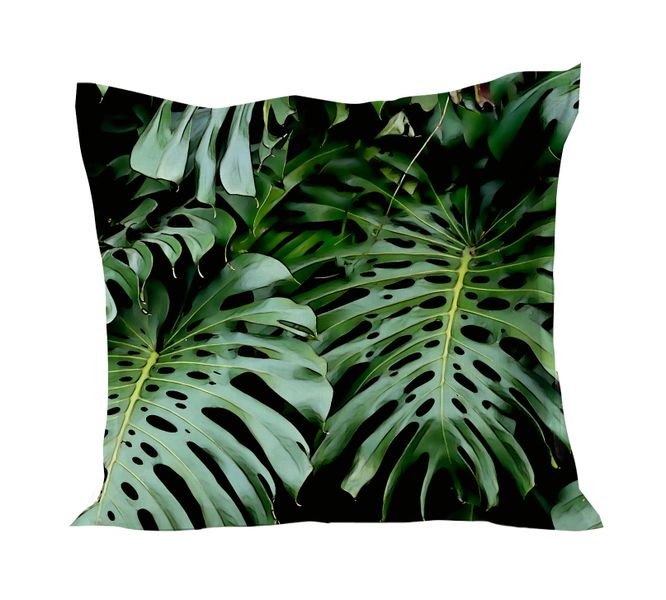 I Love it Here Monster Leaves Cushion Cover