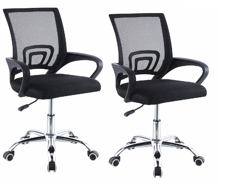 Eay Eay Thing Mesh Office Ergonomic Computer Armchair Typist Chair set of 2