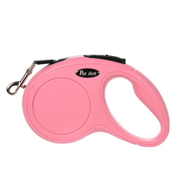 Extending Puppy Solid Rope -Pink 300cm