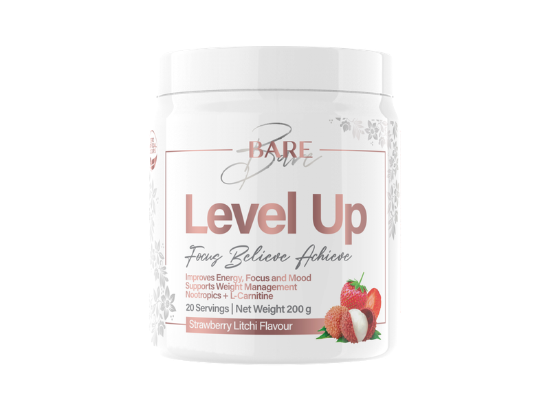 Bare Level Up Strawberry/Litchi 200g