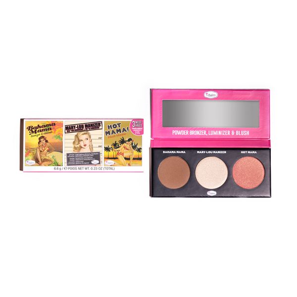 The Balm Cosmetics Powder Trio (Bahama Mama, Mary-Lou Manizer, Hot Mama)