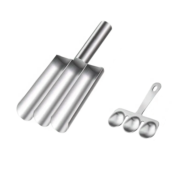 Stainless Steel Meatball Maker - Triple meatball maker