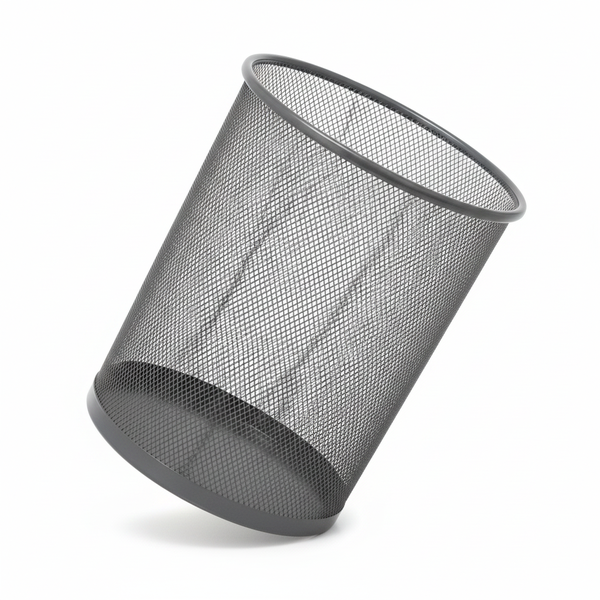 Durable 19L Mesh Waste Bin for Offices and Kitchens