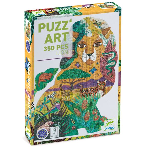 Djeco Puzz Art Puzzle - Lion - 350 Piece
