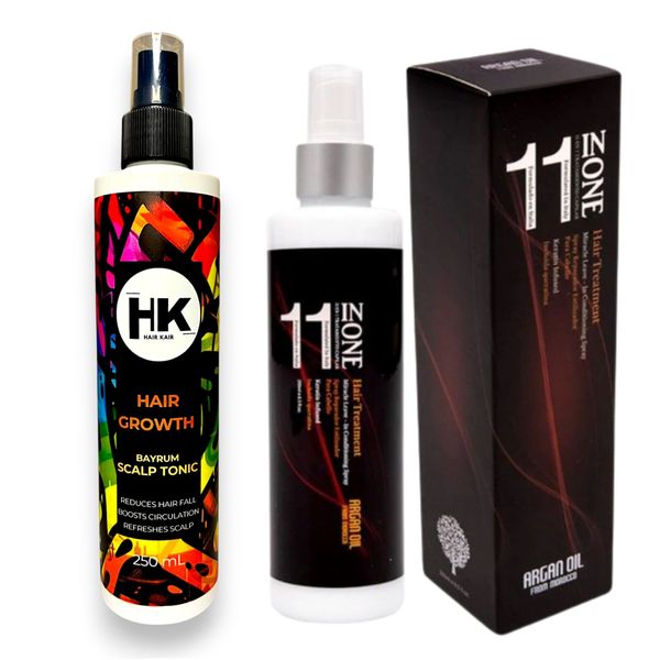 HK Bayrum Scalp Tonic &amp; Argan Oil 11-in-One Leave-In Duo