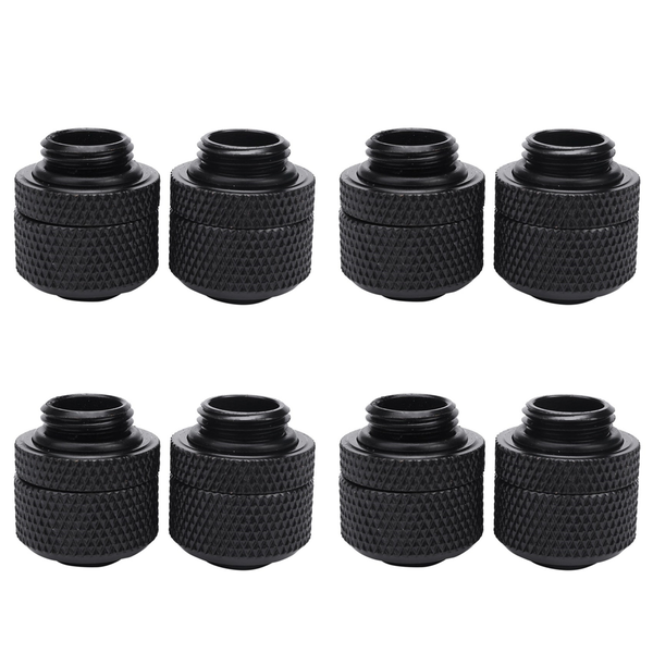 G1/4 External Thread Pagoda for Computer Cooling Connector Silver