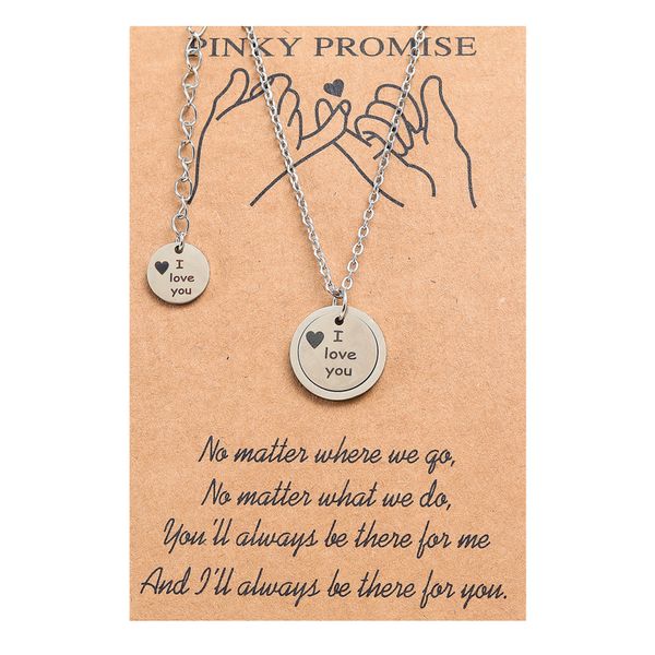I Love You Pendant Valentine's Day Necklace