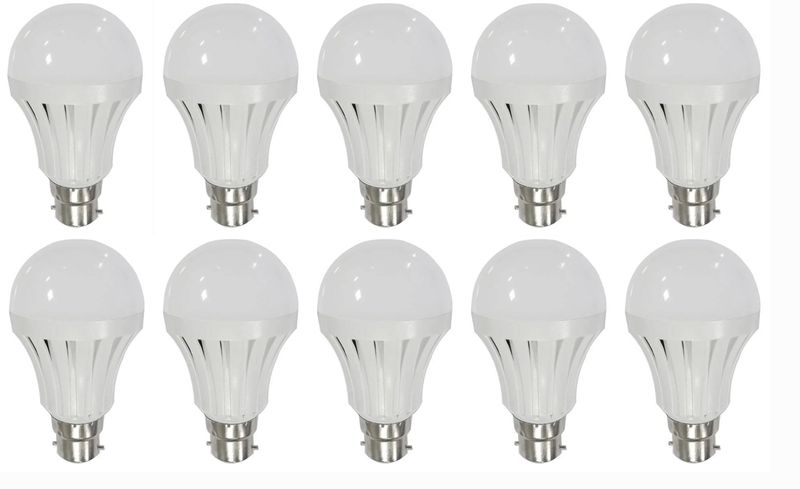 DrLight 10 Pack - LED 12w Light Bulb B22 Bayonet 6500k