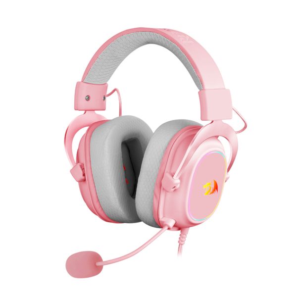 Redragon ZEUS X RGB Gaming Headset – Pink