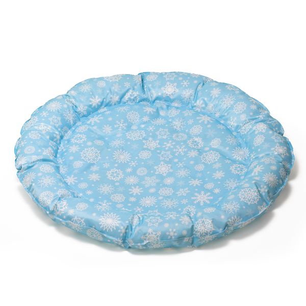 Pet Cooling Pad Pet Cooler Bed-Round Snowflake Style - 72cm