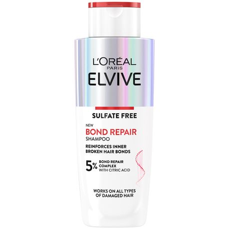 LOreal Paris Elvive Bond Repair Shampoo for All Hair Types - 200ml Image