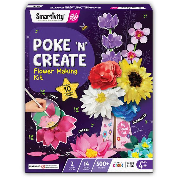 Smartivity Poke and Create Flower Making Kit