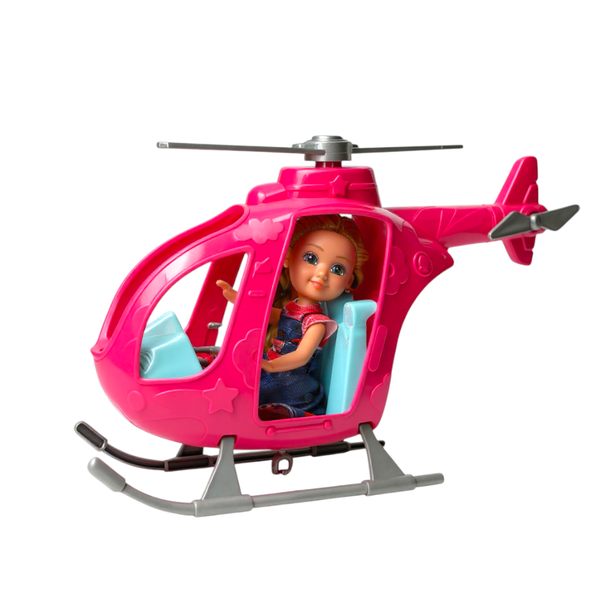 Nini Love My Helicopter Doll Playset