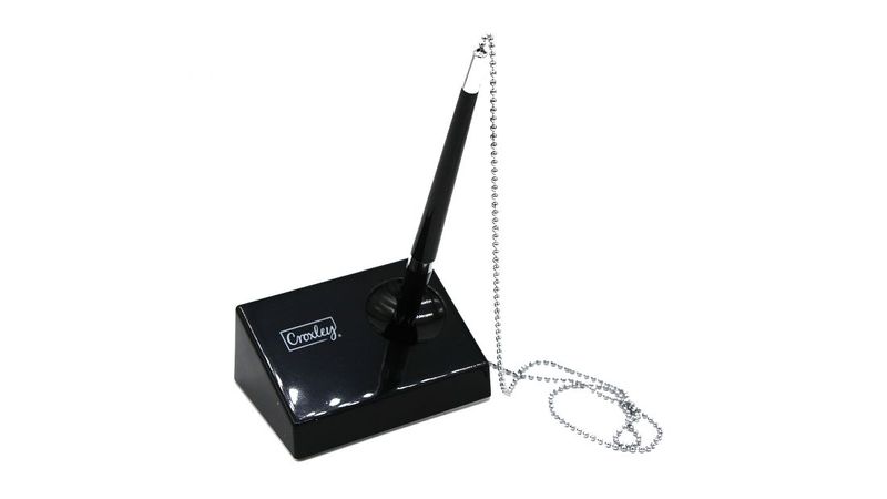 CROXLEY Ballpoint Pen Desk Set Black