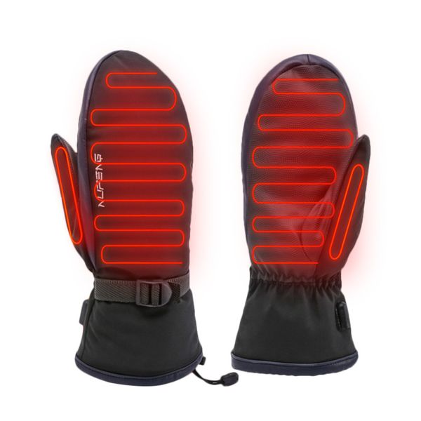 USB Electric Heated Gloves Powered By Power Bank (Not Included) Hand Warmer