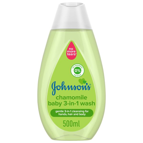 Johnson's Baby Chamomile 3-In-1 Wash, 500ml