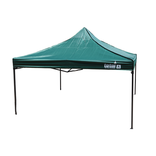 Totai - Eco Quick Pop-Up Steel Folding Gazebo - 3m x 3m - Green