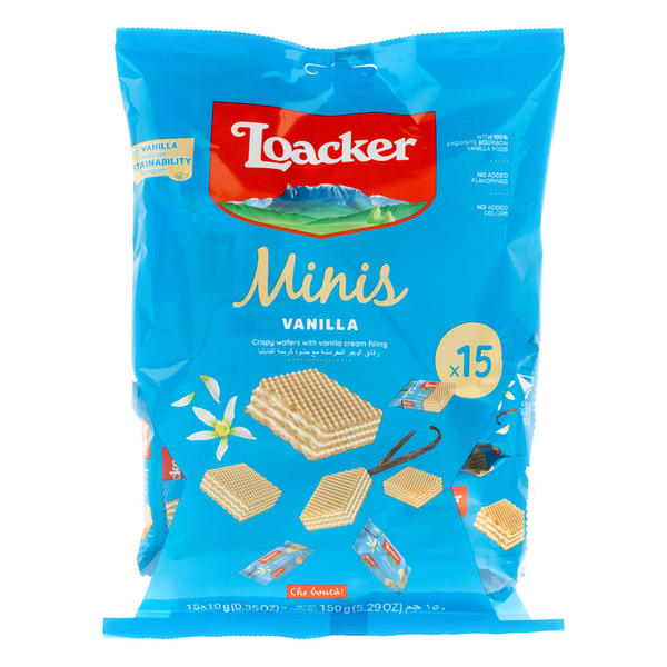 Loacker Minis Vanilla 150g
