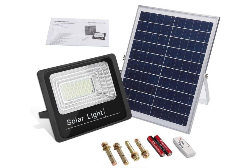 DrLight 60W Solar Flood Light with Remote Control
