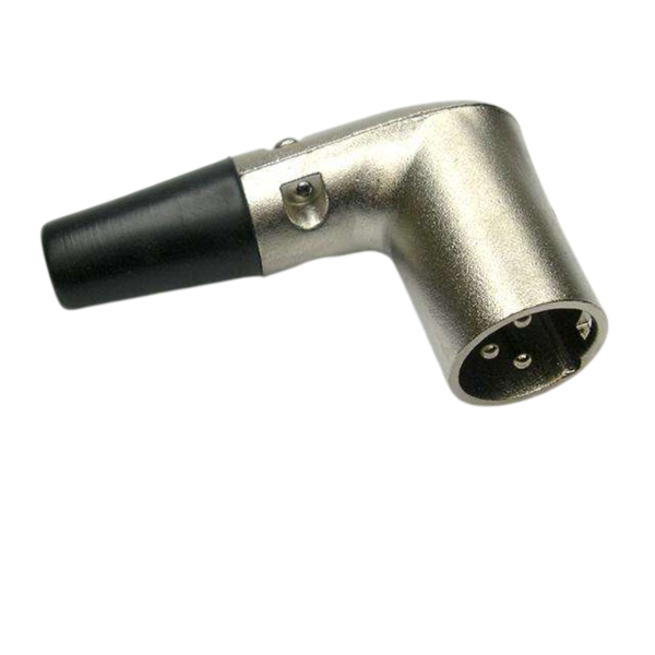 XLR3-12CRA 3-Pin Female Right-Angle XLR Cable Connector