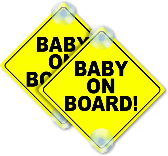 Bea's Choice Baby On Board Sign Car Sign Pack of 2