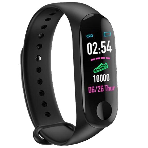 M3 Fitness Bracelet - Intelligent Health Tracker with Bluetooth &amp; Remote
