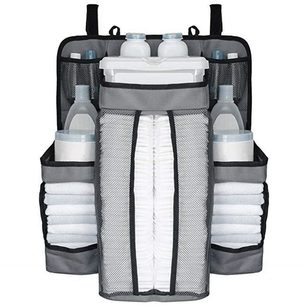 Baby Crib Bedside Storage Bag