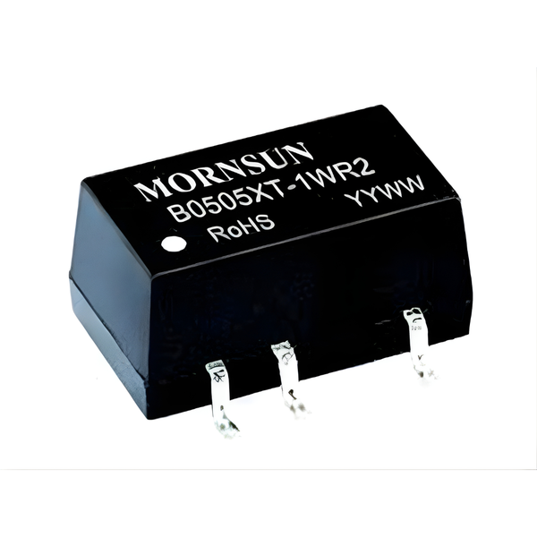 B0505XT-1WR2: 1W DC/DC Converter, 5V In, 5V/200mA Out, SMD, Isolated