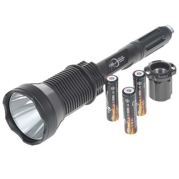 X6 Bundle - 2400lm 500m Throw SST90 LED, Rechargeable Flashlight